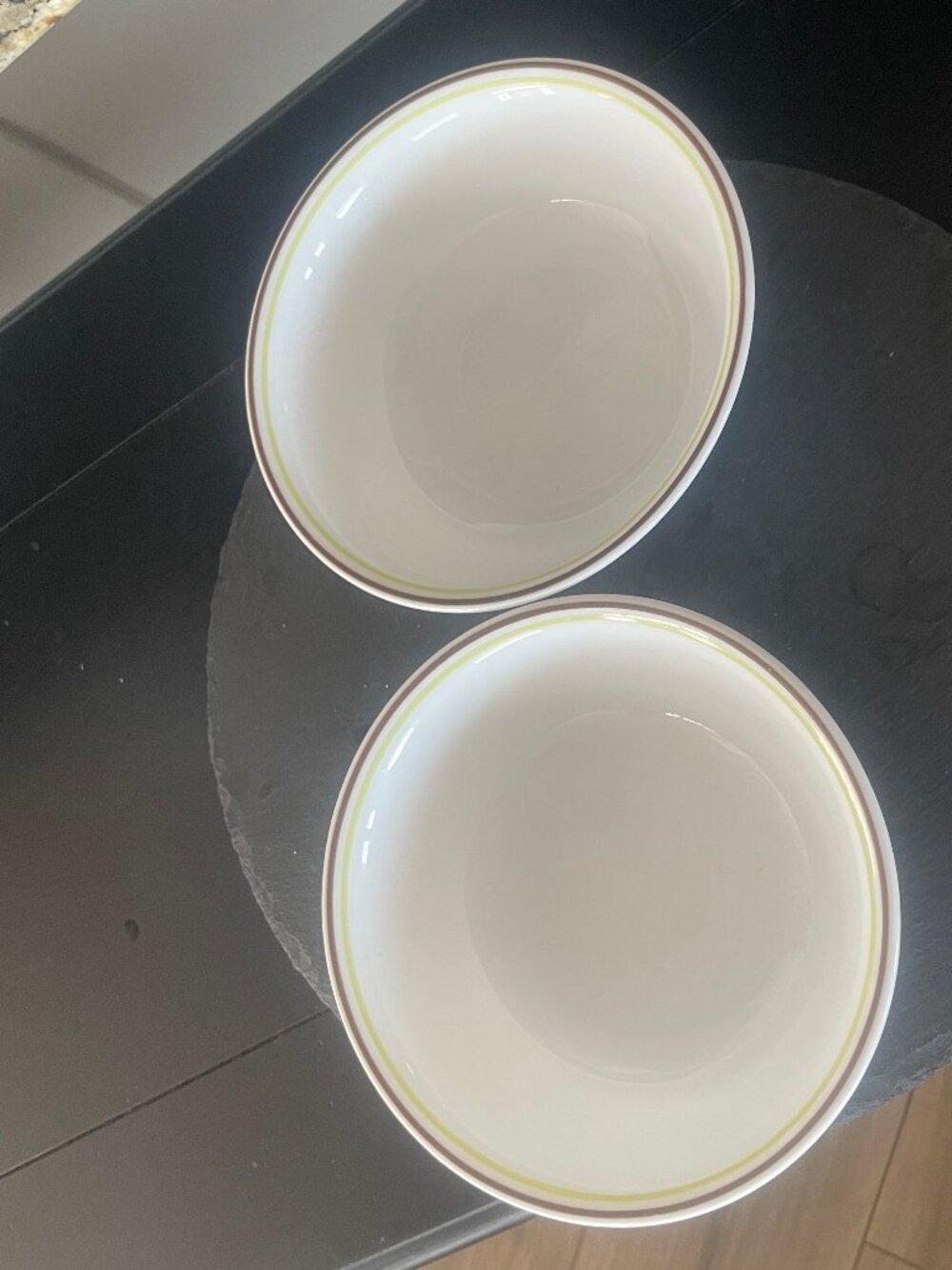 Corelle cereal bowl, vintage set of 2